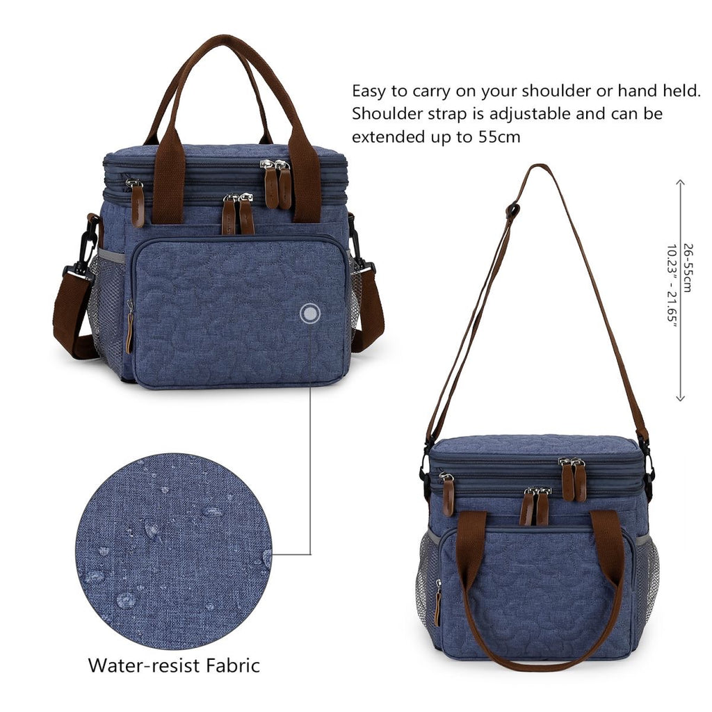 Quilted Double-layer Insulated Lunch/Mummy Bag