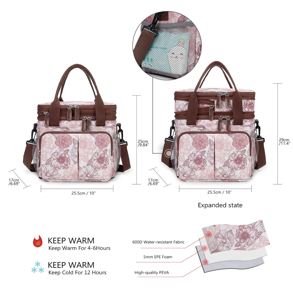 Double-layer Insulated Lunch/Mummy Bag
