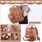 Quilted Multi-Functional Diaper Backpack with Pacifier Case