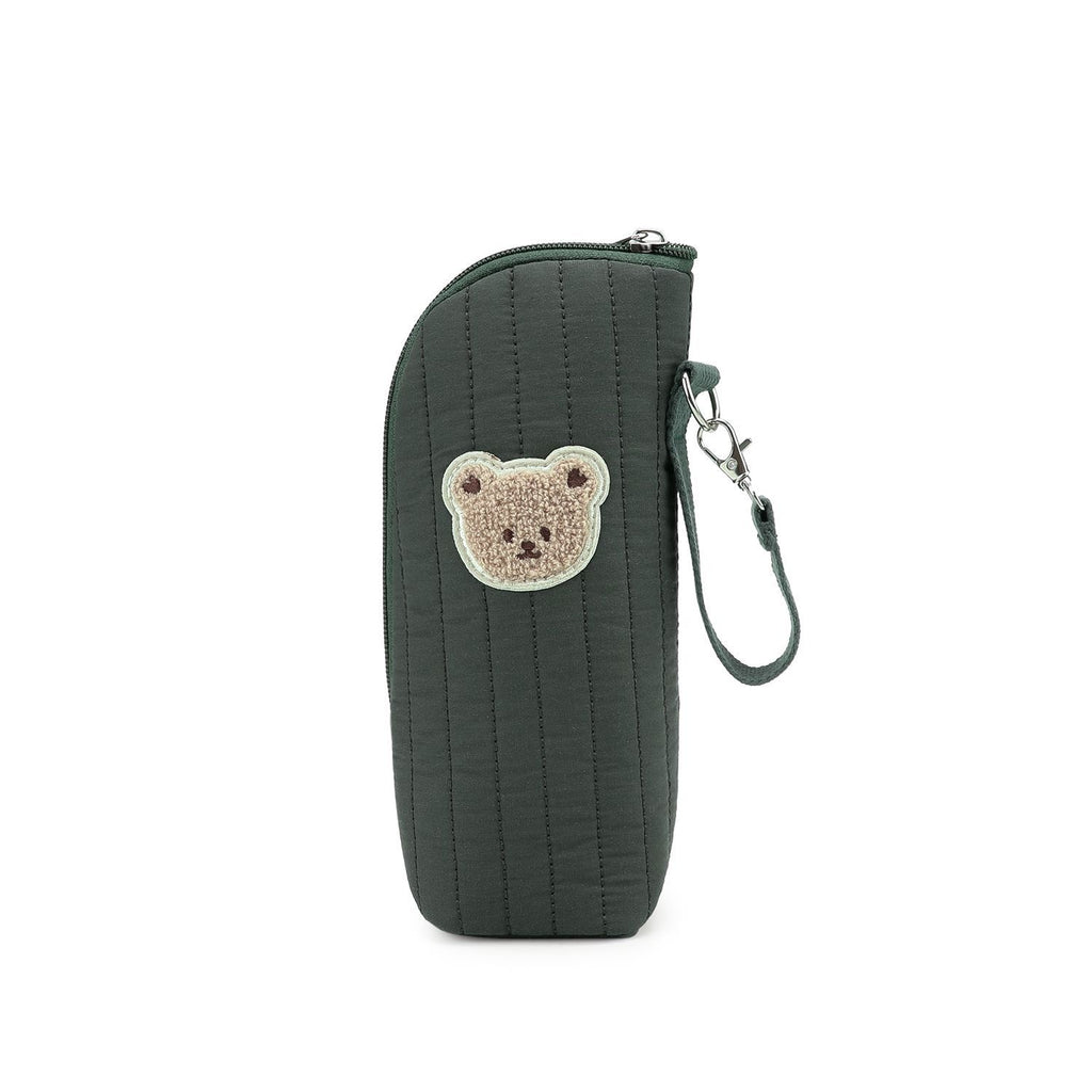 Quilted Little Bear Insulated Baby Bottle Tote