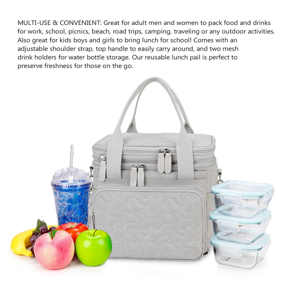 Quilted Double-layer Insulated Lunch/Mummy Bag
