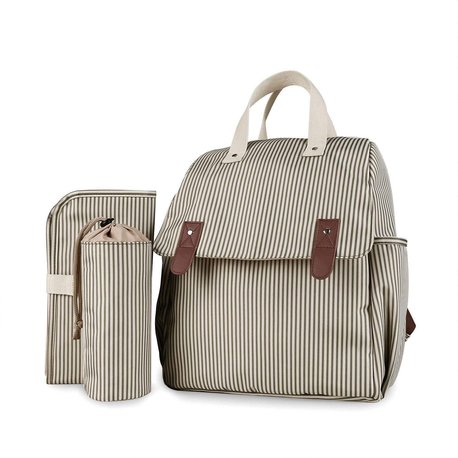 Large Capacity Heart-Quilted Multifunctional Diaper Bag