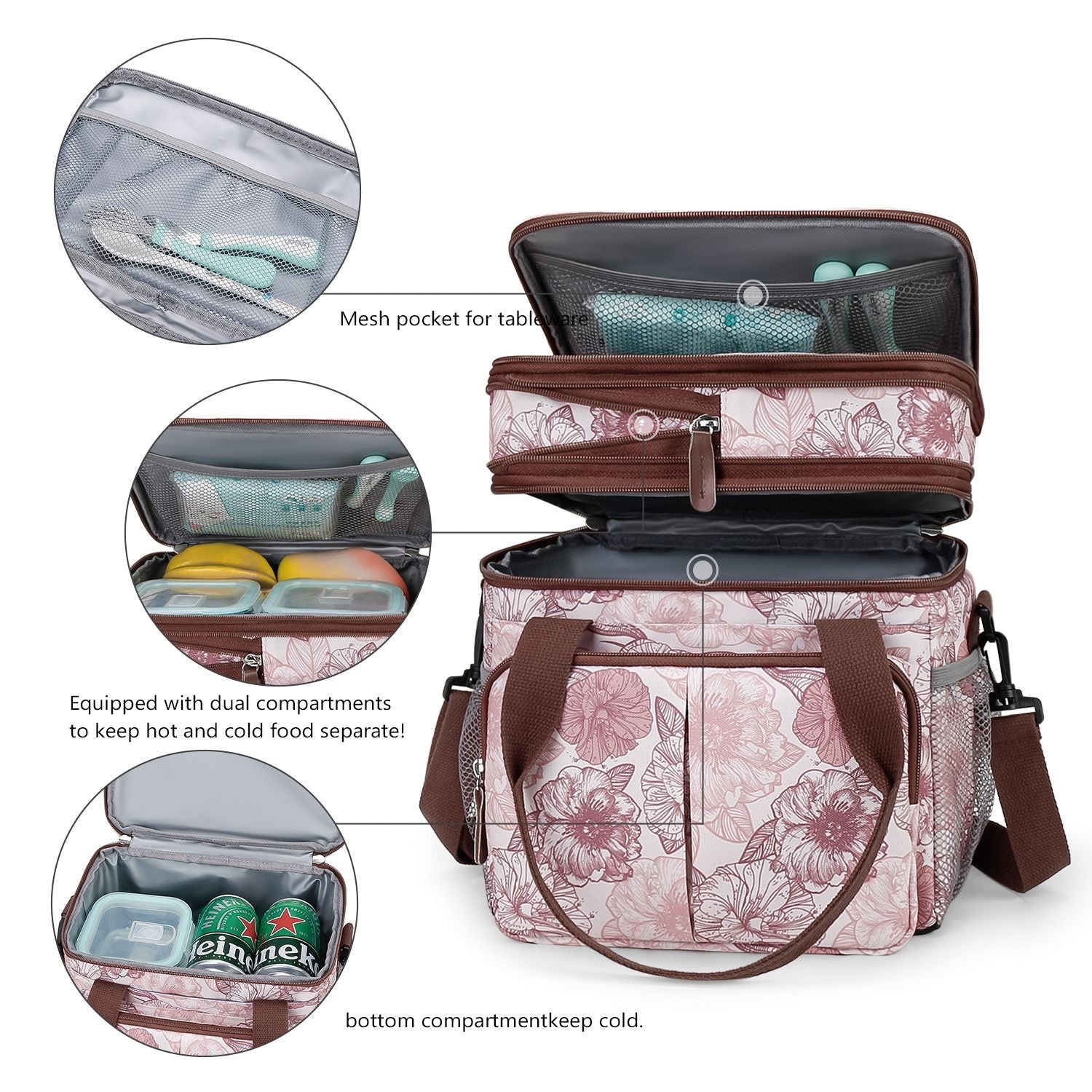 Double-layer Insulated Lunch/Mummy Bag