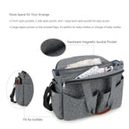 Multifunctional Quilted Diaper Tote & Crossbody Bag