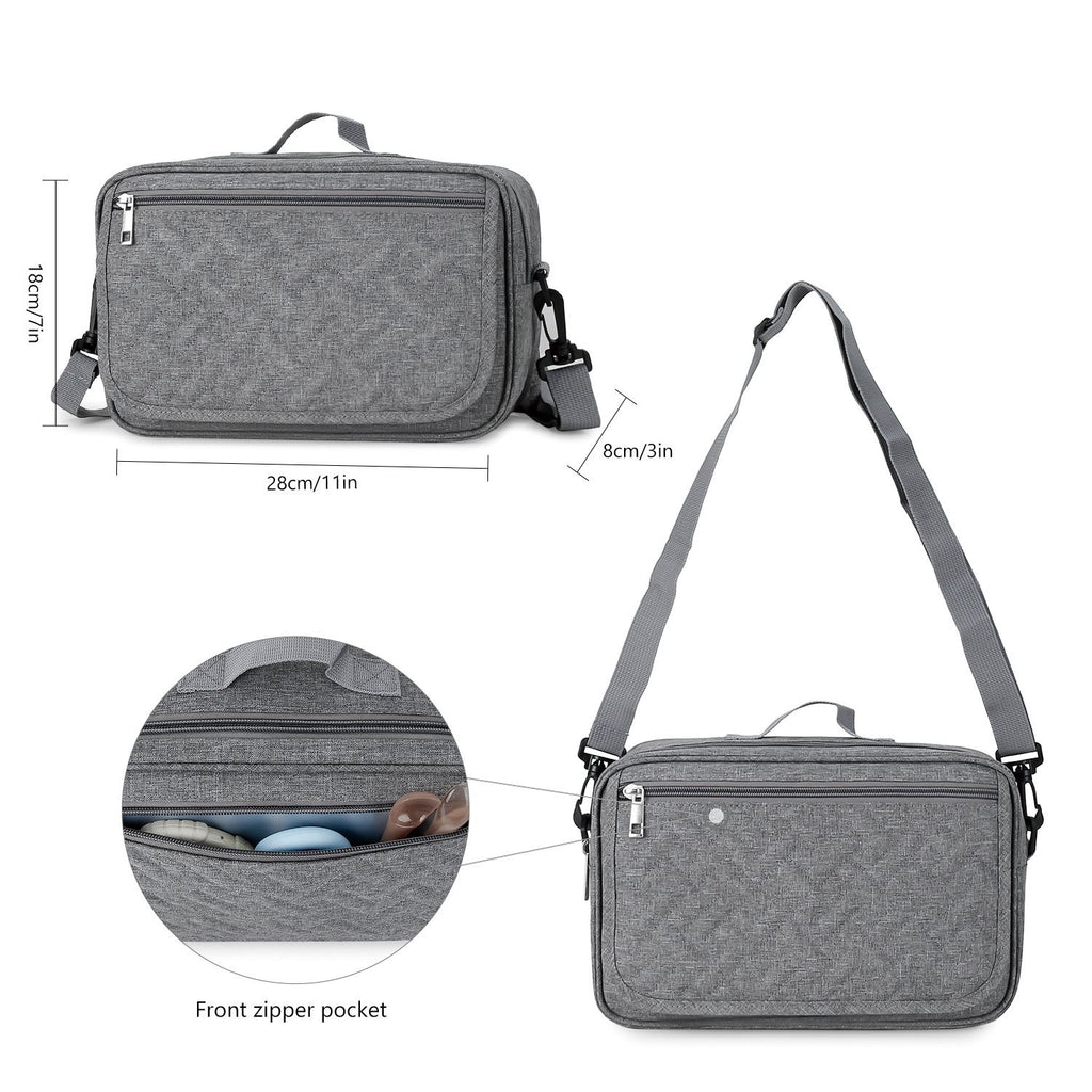 2-in-1 Compact Stroller Organizer & Diaper Changing Bag