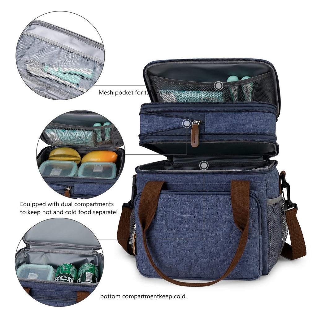Quilted Double-layer Insulated Lunch/Mummy Bag