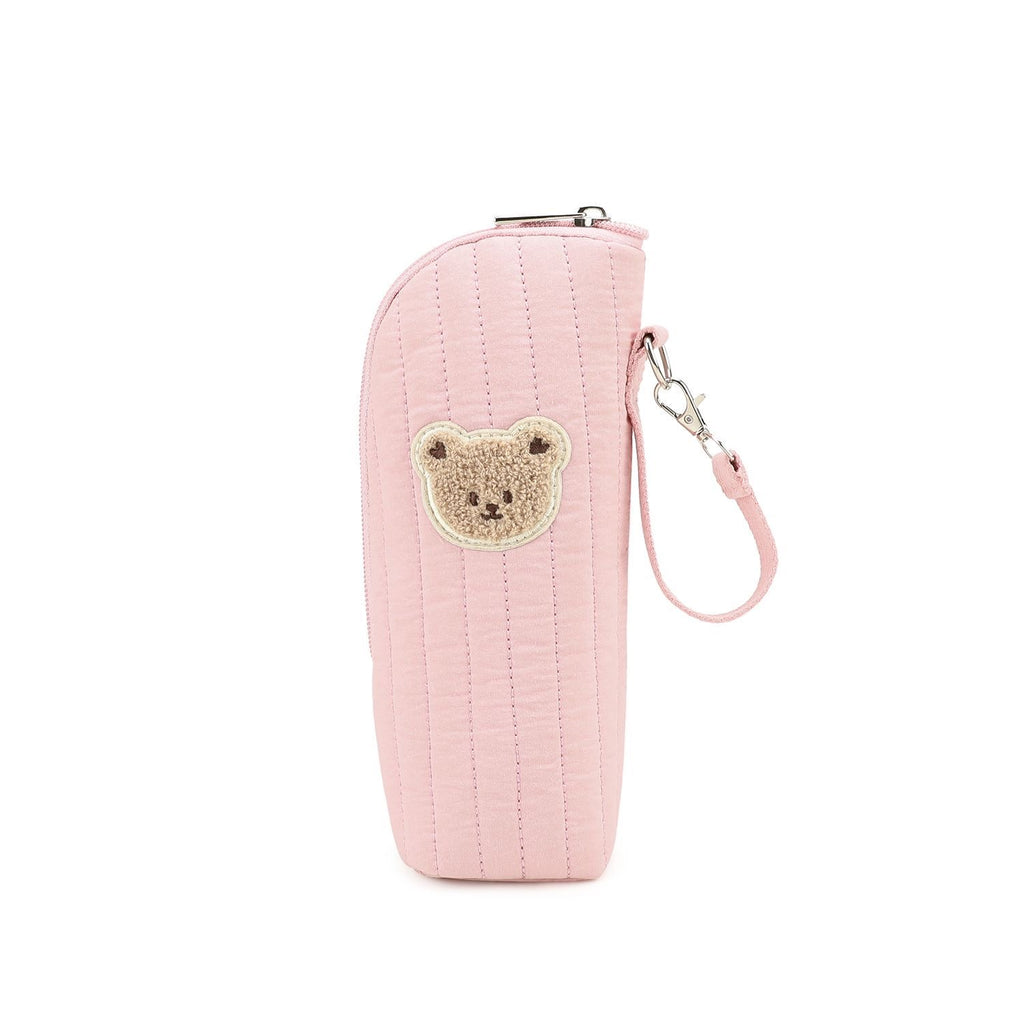 Quilted Little Bear Insulated Baby Bottle Tote