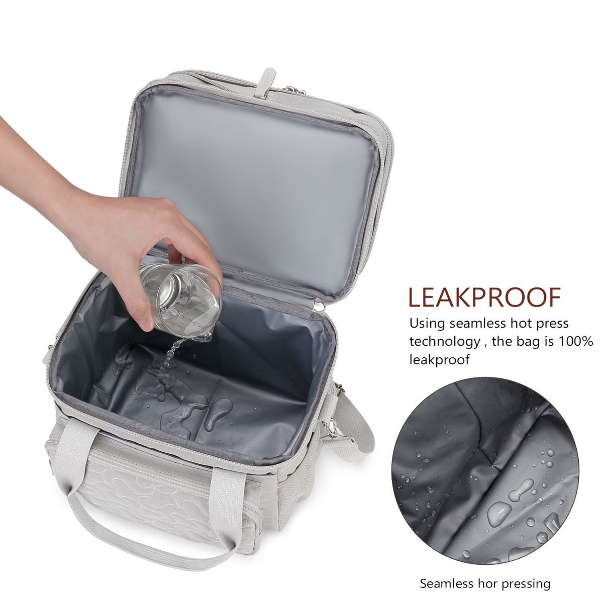 Quilted Double-layer Insulated Lunch/Mummy Bag