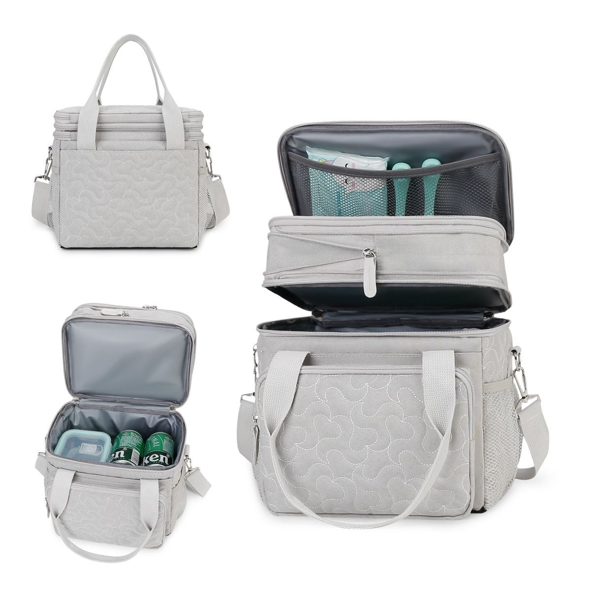 Quilted Double-layer Insulated Lunch/Mummy Bag