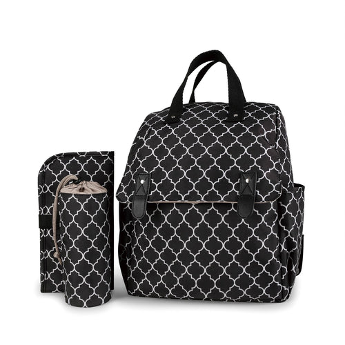 Large Capacity Heart-Quilted Multifunctional Diaper Bag