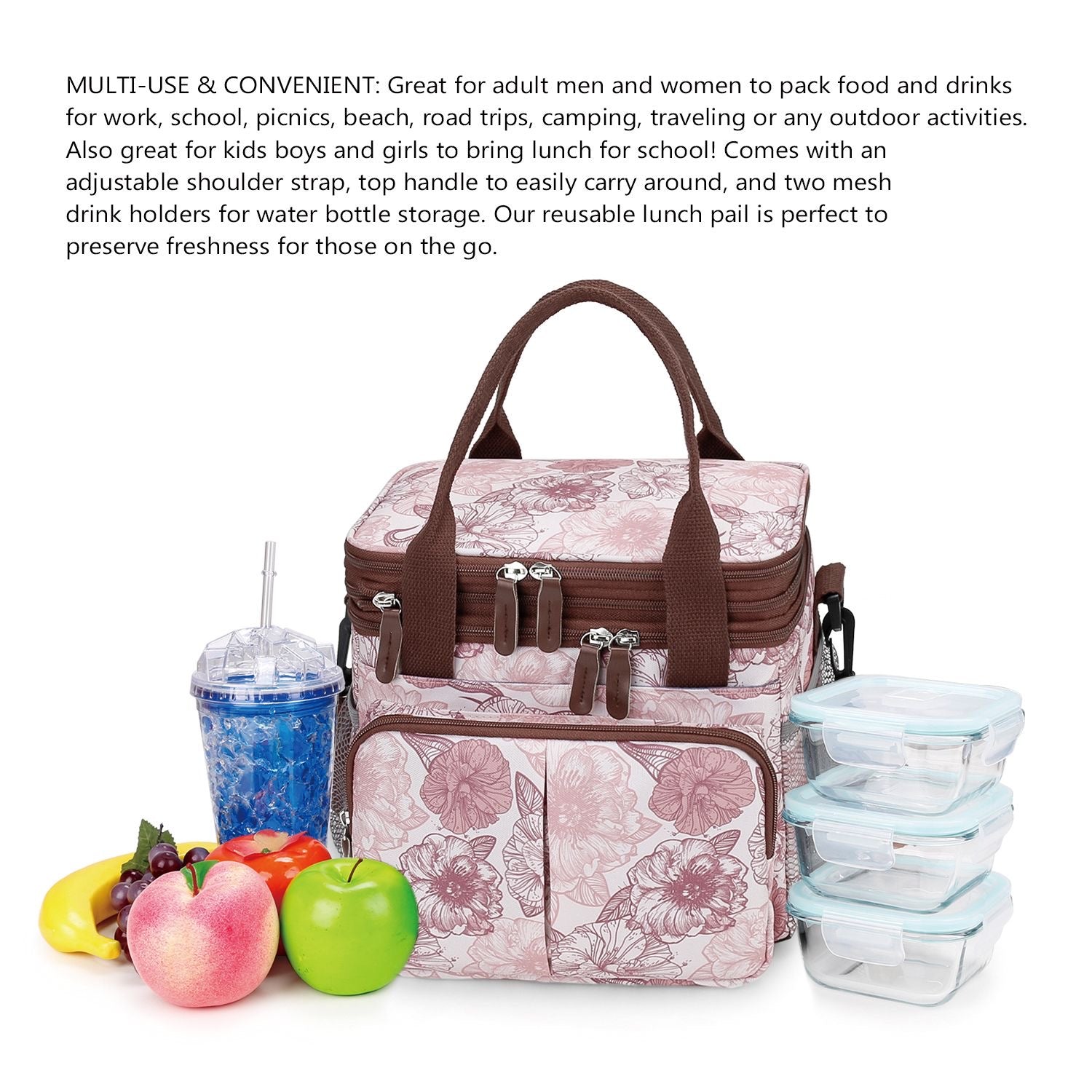 Double-layer Insulated Lunch/Mummy Bag